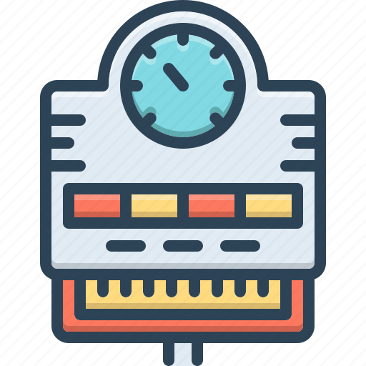Meters, numerator, measure, speedometer, measurement, indicator, tongue icon - Download on Iconfinder