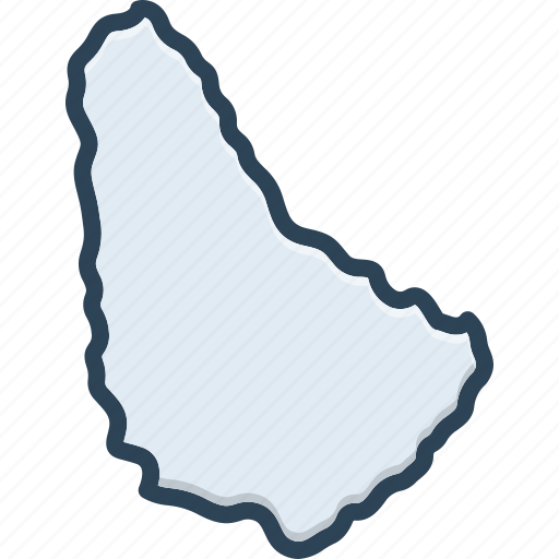 Barbados, vincent, map, country, border, nation, division icon - Download on Iconfinder