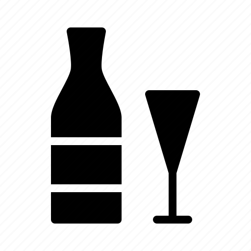 Bottle, cava, glass, wine icon - Download on Iconfinder