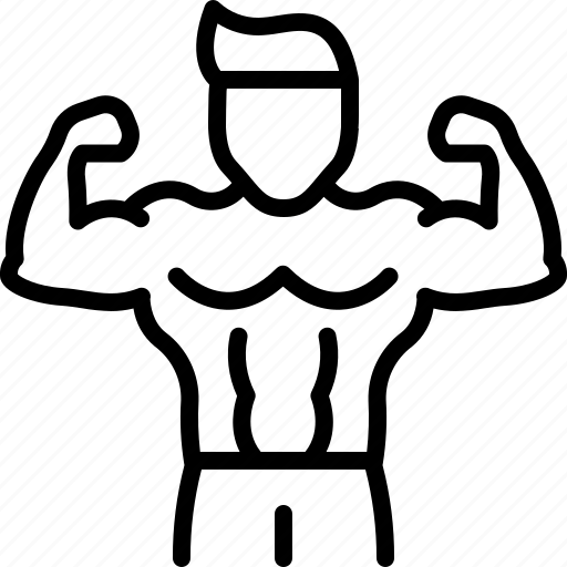 Body, toughman, pectoral, bodybuilder, fitness, muscle, biceps icon - Download on Iconfinder