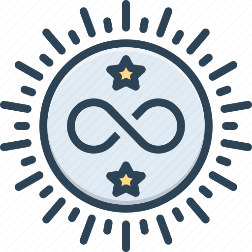 Eternal, endless, infinitum, interminable, everlasting, never ending, without end icon - Download on Iconfinder