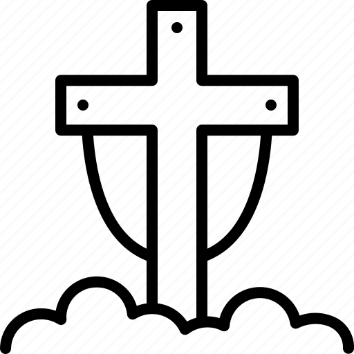 Cross, jesus, christ, easter, catholic, church, spirituality icon - Download on Iconfinder