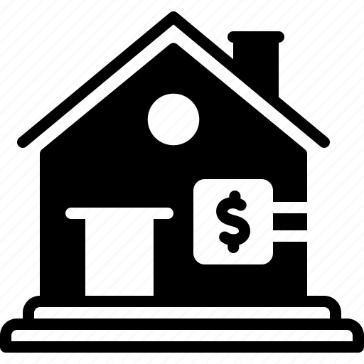 Mortgage, accommodation, house, property, hostage, rent, indulgent icon - Download on Iconfinder