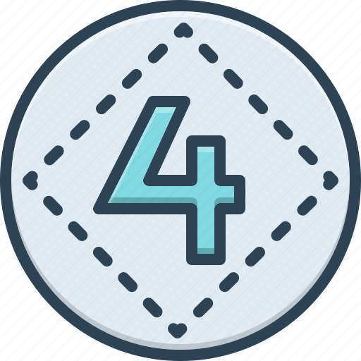 Four, number, math, calculation, numeric, digit, count icon - Download on Iconfinder