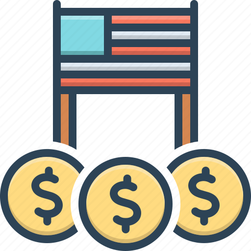 American, currency, usa, stance, dollar, flag, united states icon - Download on Iconfinder