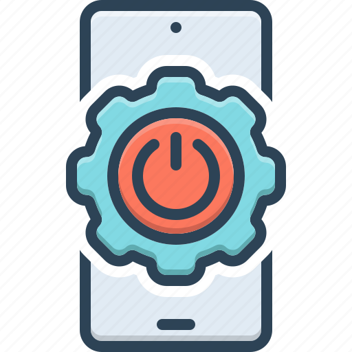 Activated, operate, app, setting, service, organization, cogwheel icon - Download on Iconfinder