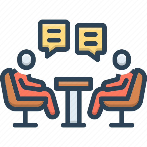 Consultancy, meeting, conversation, communication, discussion, interpreter icon - Download on Iconfinder