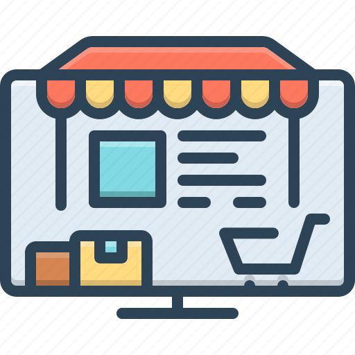 Marketplace, store, storfront, retail, online, ecommerce, commercial icon - Download on Iconfinder