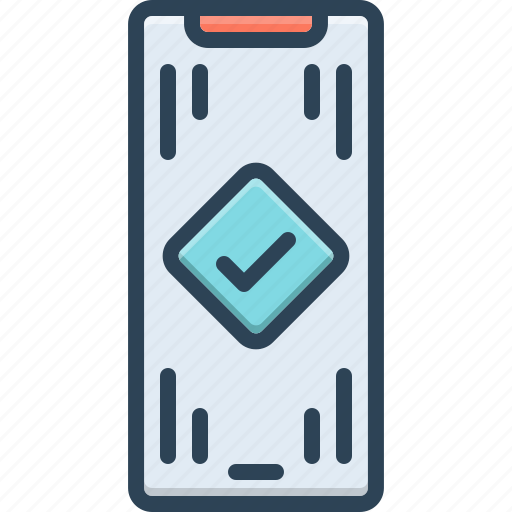 Completed, absolute, finished, ended, checkbox, accepted, approval icon - Download on Iconfinder