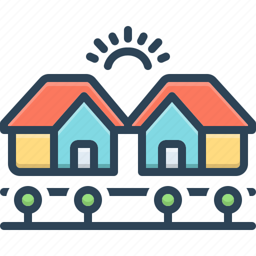 Homes, house, premises, dwelling, mansion, residence, habitation icon - Download on Iconfinder