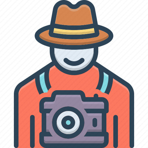 Photographers, documentarian, cameraman, shutterbug, photojournalist, paparazzo, taking pictures icon - Download on Iconfinder