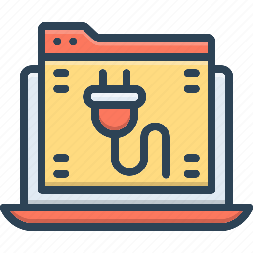 Plugin, plug, laptop, electric, socket, cable, adapter icon - Download on Iconfinder