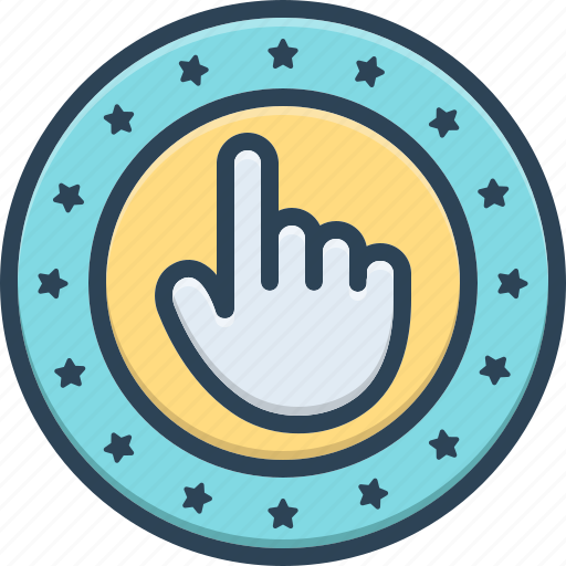 Ones, oneself, finger, counting, palm, gesture, indicate icon - Download on Iconfinder
