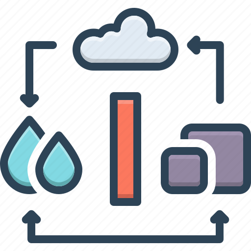 Matter, condensation, substance, solid, liquid, gas, temperature icon - Download on Iconfinder