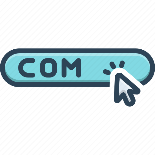 Com, domain, website, url, hyperlink, webpage, protocol icon - Download on Iconfinder