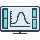 curve, graph, average, market, presentation, statistic, reduction, flatten