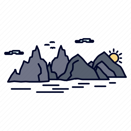 Cliff, hill, landscape, mountain, nature icon - Download on Iconfinder
