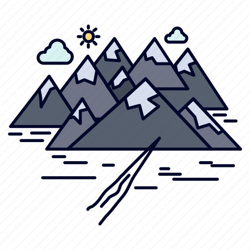 Crack, hill, landscape, mountain, rocks icon - Download on Iconfinder