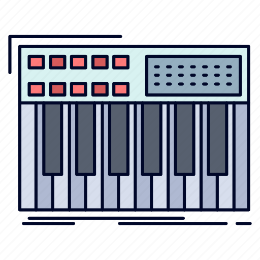 Keyboard, midi, synth, synthesiser, synthesizer icon - Download on Iconfinder