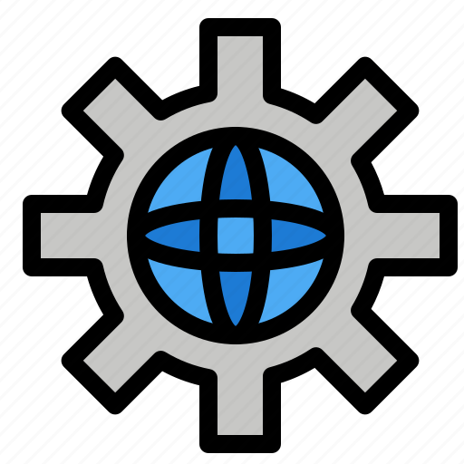 Globe, setting, technical, world icon - Download on Iconfinder