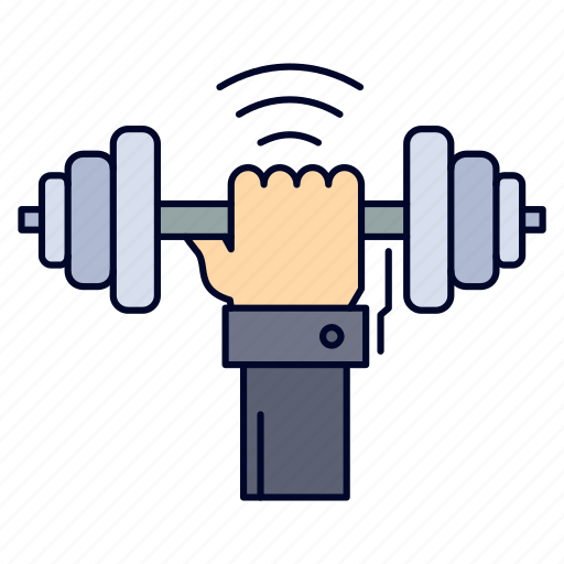 Dumbbell, gain, lifting, power, sport icon - Download on Iconfinder