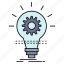 bulb, develop, idea, innovation, light 