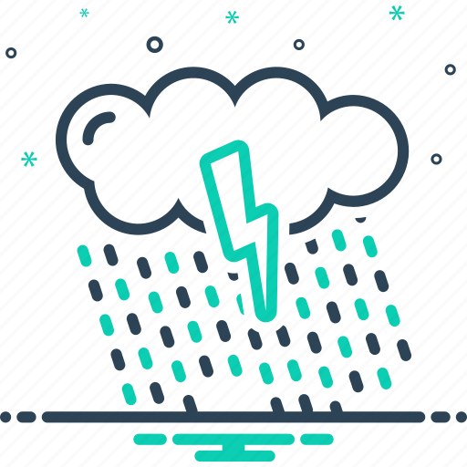 Cloud, drop, rain, raindrop, rainfall, waterfall, weather icon - Download on Iconfinder