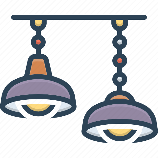 Lamps, chandelier, electric, luminaire, hanging, lightbulb, pendant lamps icon - Download on Iconfinder