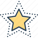 thin, editable, star, shape, favorite, bookmark, rating, dotted