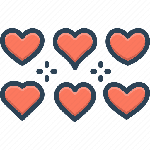Several, various, different, heart, pattern, many, umpteen icon - Download on Iconfinder
