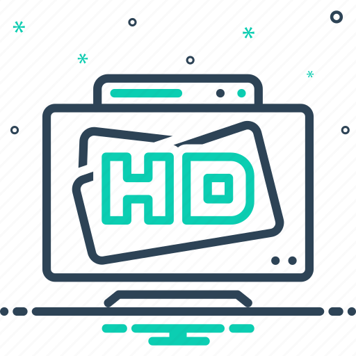 Hdtv, tv, electronic, digital, television, broadcast, technology icon - Download on Iconfinder