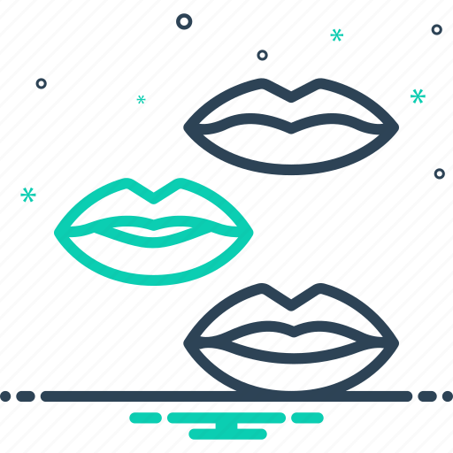 Lips, kiss, osculate, mouth, different, sensuality, seductive icon - Download on Iconfinder
