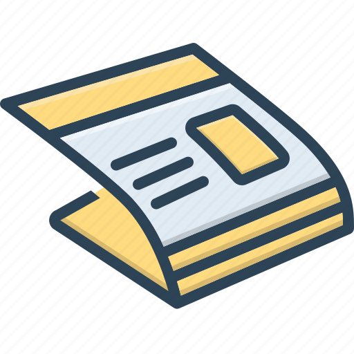 Document, journal, magazine, news, newspaper, paper icon - Download on Iconfinder