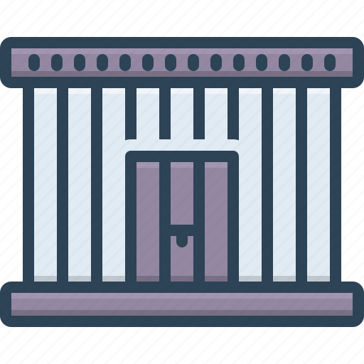 Captivity, confinement, crime, immurement, imprisonment, jail, prison icon - Download on Iconfinder