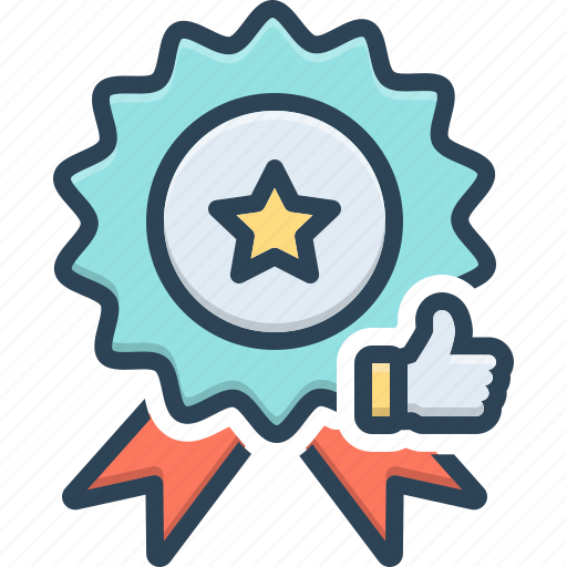 Attribute, certificate, eminence, excellence, merits, quality, virtue icon - Download on Iconfinder