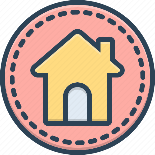 Dwelling, habitation, home, house, main, premises, residence icon - Download on Iconfinder
