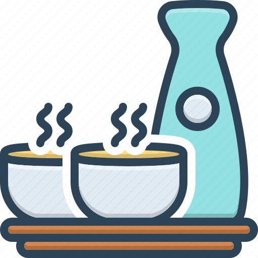 Beverage, bottle, cup, drink, hot, sake, tee icon - Download on Iconfinder