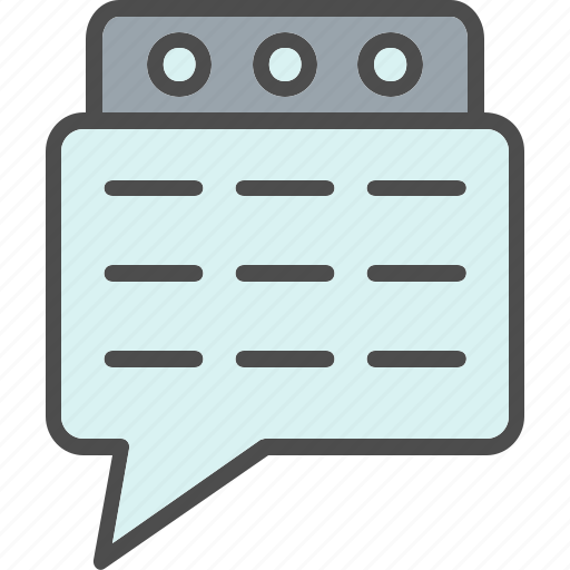 Bubble, chat, communication, discussion, speech icon - Download on Iconfinder