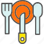cutlery, fork, knife, restaurant, spoon 