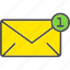 email, envelope, mail, send 