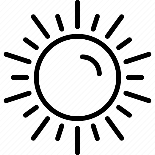 Climate, daystar, light, luminary, phoebus, sun, sunshine icon - Download on Iconfinder