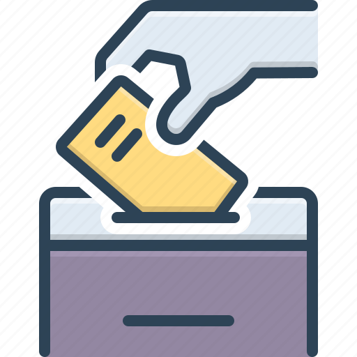 Ballot box, casting vote, democracy, elect, election, vote for, vote in icon - Download on Iconfinder