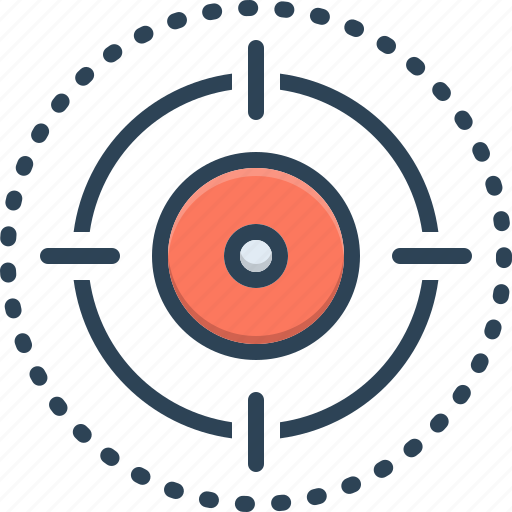 Bullseye, extent, range, realm, scope, target, zone icon - Download on Iconfinder