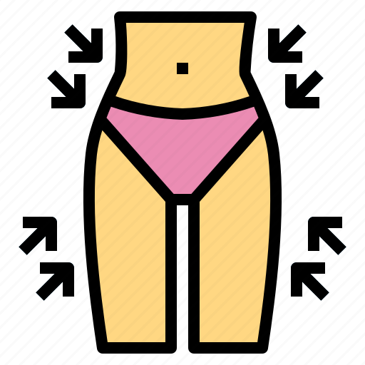 Reduce, slim, thin, waist icon - Download on Iconfinder
