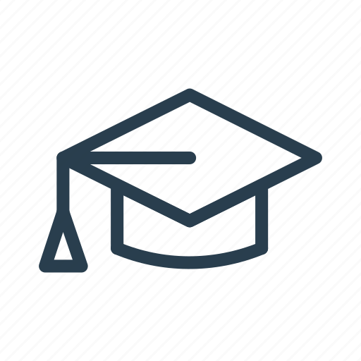 Cap graduate, college, education, institute, master, student, university icon - Download on Iconfinder