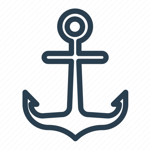 Anchor, berth, dock, moor, wharf icon - Download on Iconfinder