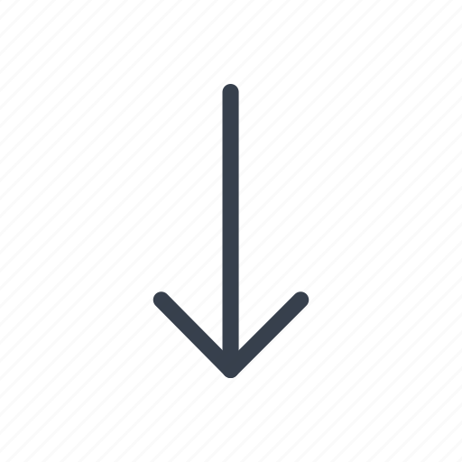 Arrow, bottom, direction, down icon - Download on Iconfinder
