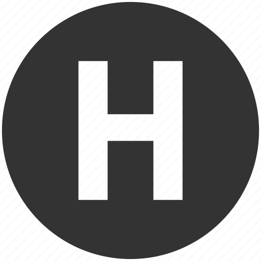 H sign, hospital, hotel, alphabet, graphic, language icon - Download on Iconfinder