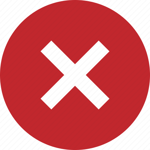 Cancel, delete, remove, cross, no, invalidate, decline icon - Download on Iconfinder