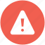 alert, caution, error, warning icon 